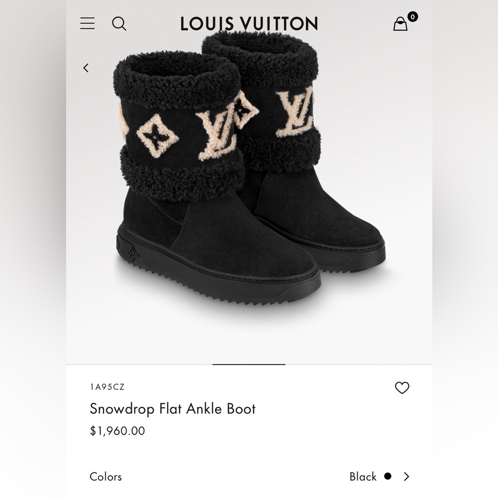 Louis Vuitton Snowdrop Flat Ankle Boot - Picture 4 of 12